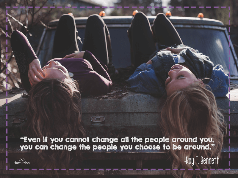 inspirational quotes for teens - Even if you cannot change all the people around you, you can change the people you choose to be around